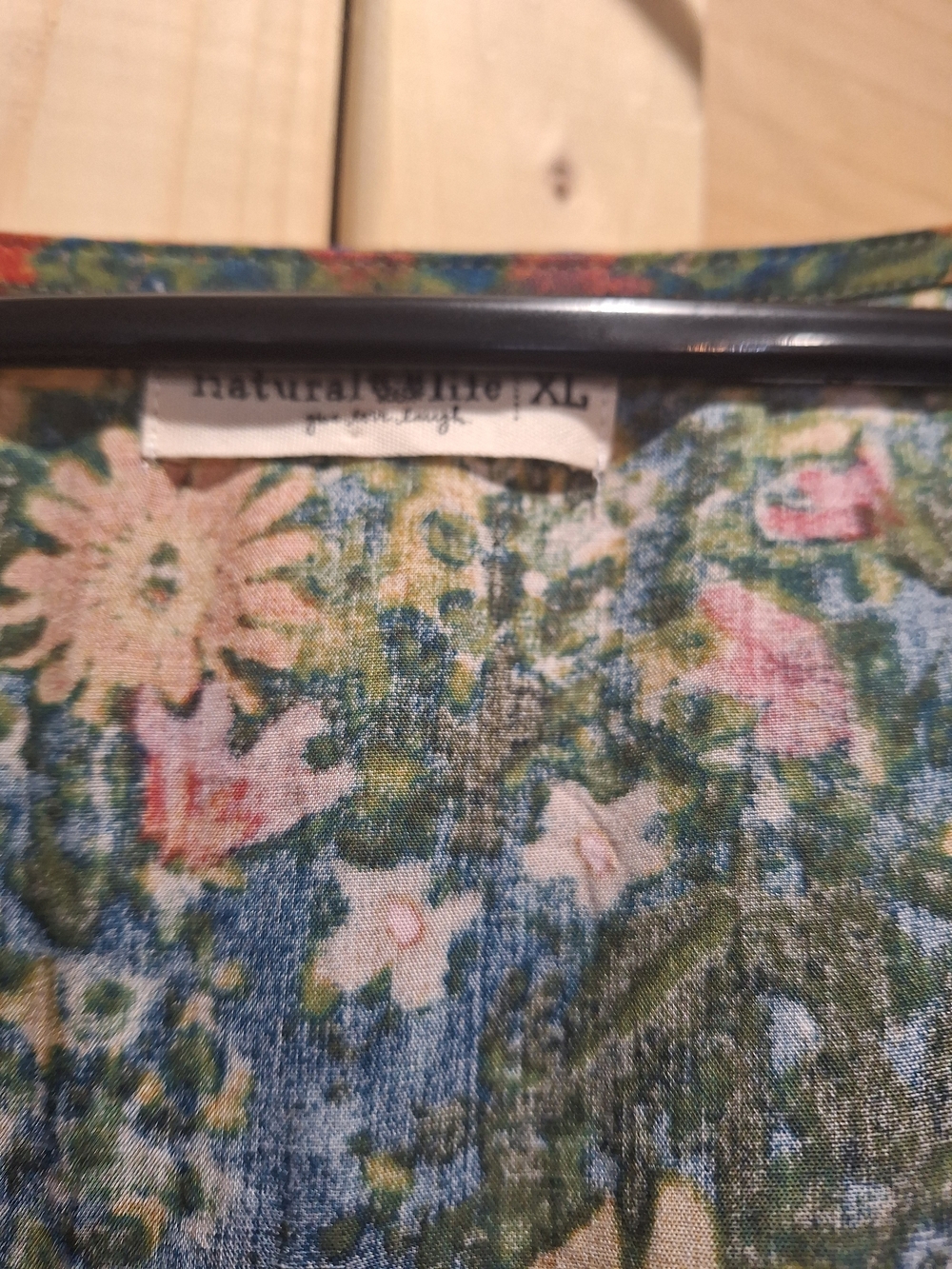 NATURAL LIFE Floral Maxi Dress in Blue, Green, Pink